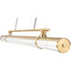 Benoit LED 56 inch Modern Gold Billiard Light Ceiling Light