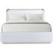 Luna Cascade US Queen Bed, Wooden, Upholstered