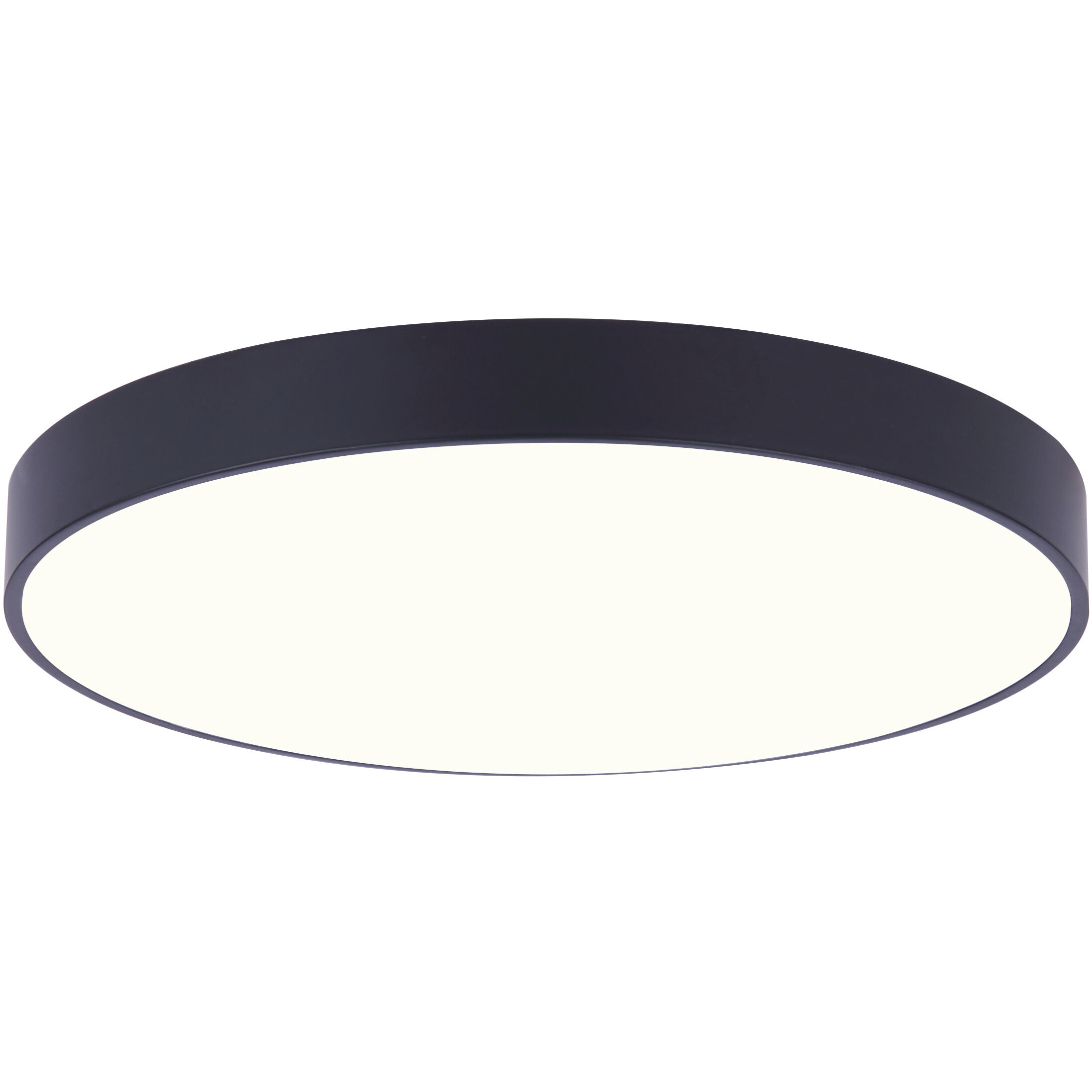 Luna LED 8 inch Black Disc Light