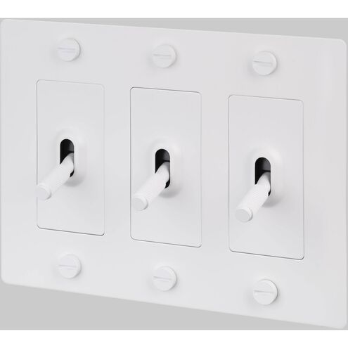 3G Toggle 120-277 White Light Switch