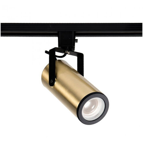 Silo 1 Light 120 Brushed Brass Track Head Ceiling Light in 4000K