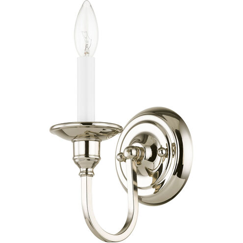 Cranford 1 Light 5 inch Polished Nickel Wall Sconce Wall Light