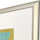 Happy Dance III Teal and Green and Pink and Beige Framed Art, Propac