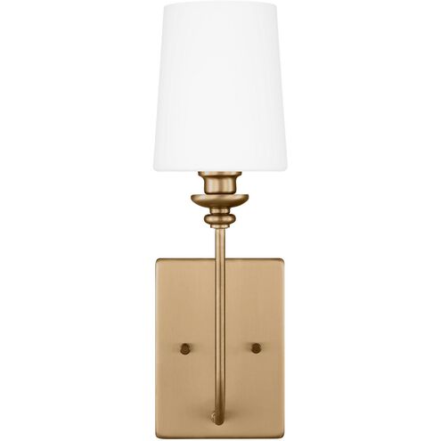 Bellevue 1 Light 5 inch Satin Brass Wall Bath Fixture Wall Light