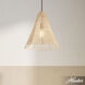 Comet 1 Light 16 inch Matte Bronze Pendant Ceiling Light, Large