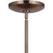 Isabel 5 Light 32 inch Satin Brass Convertible Semi-Flush Ceiling Light