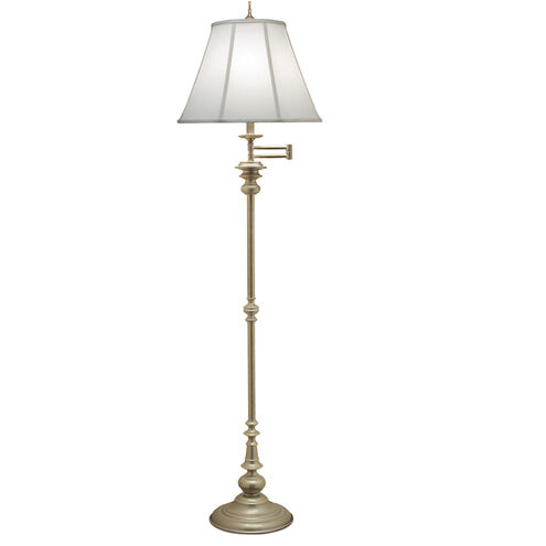 Ellie 67 inch 150.00 watt Milano Silver Floor Lamp Portable Light