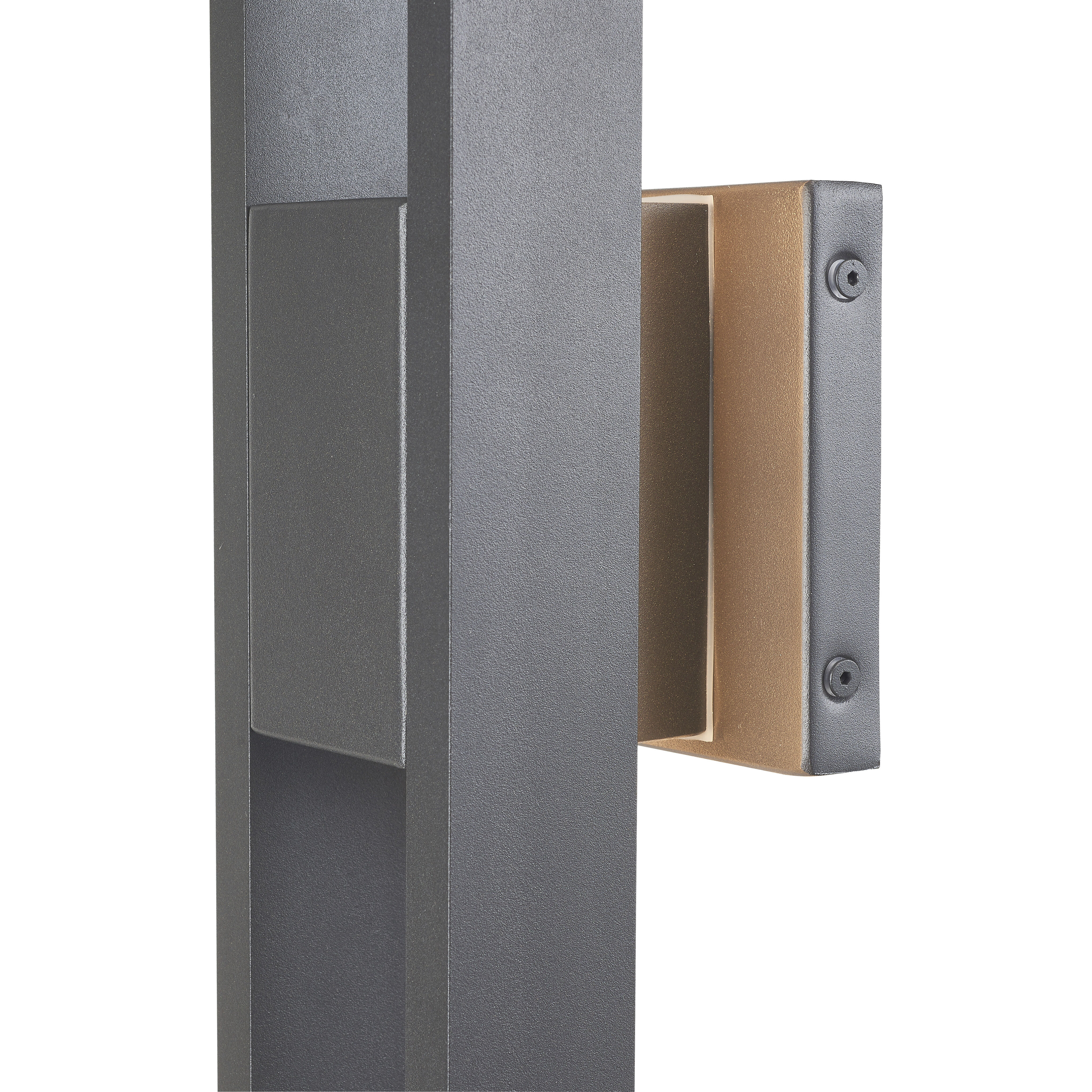 Slate LED 28 inch Matte Black Outdoor Wall Light