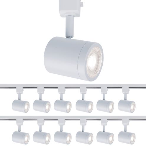 Charge 1 Light 120 White Track Head Ceiling Light in H Track, H Track Fixture