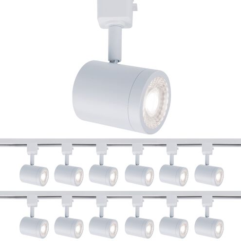 Charge 1 Light 120 White Track Head Ceiling Light in H Track, H Track Fixture 