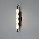 Geode 4 Light 27 inch Matte Black Outdoor Wall Light
