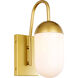 Kace 1 Light 4.8 inch Brass Wall sconce Wall Light