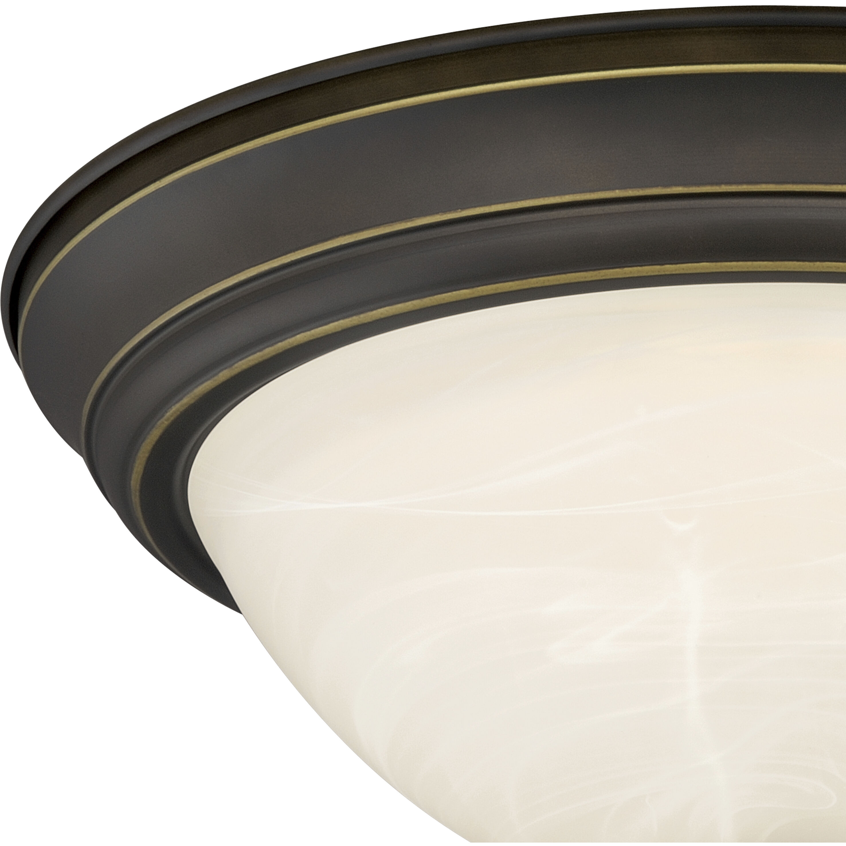 Stevens LED 13 inch Vintage Bronze Flush Mount Ceiling Light