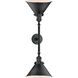 Franklin Restoration Briarcliff LED 19 inch Matte Black Bath Vanity Light Wall Light, Franklin Restoration