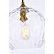 Cashel 1 Light 10 inch Brass Pendant Ceiling Light