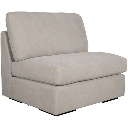 Refuge Light Sand Polyester Sofa, Armless