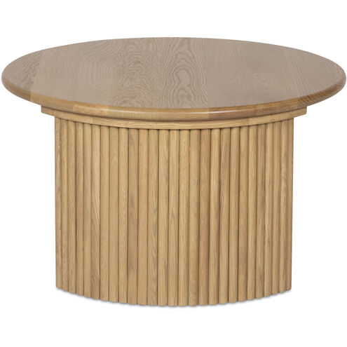 Penny 24 X 24 inch Natural Coffee Table, Small