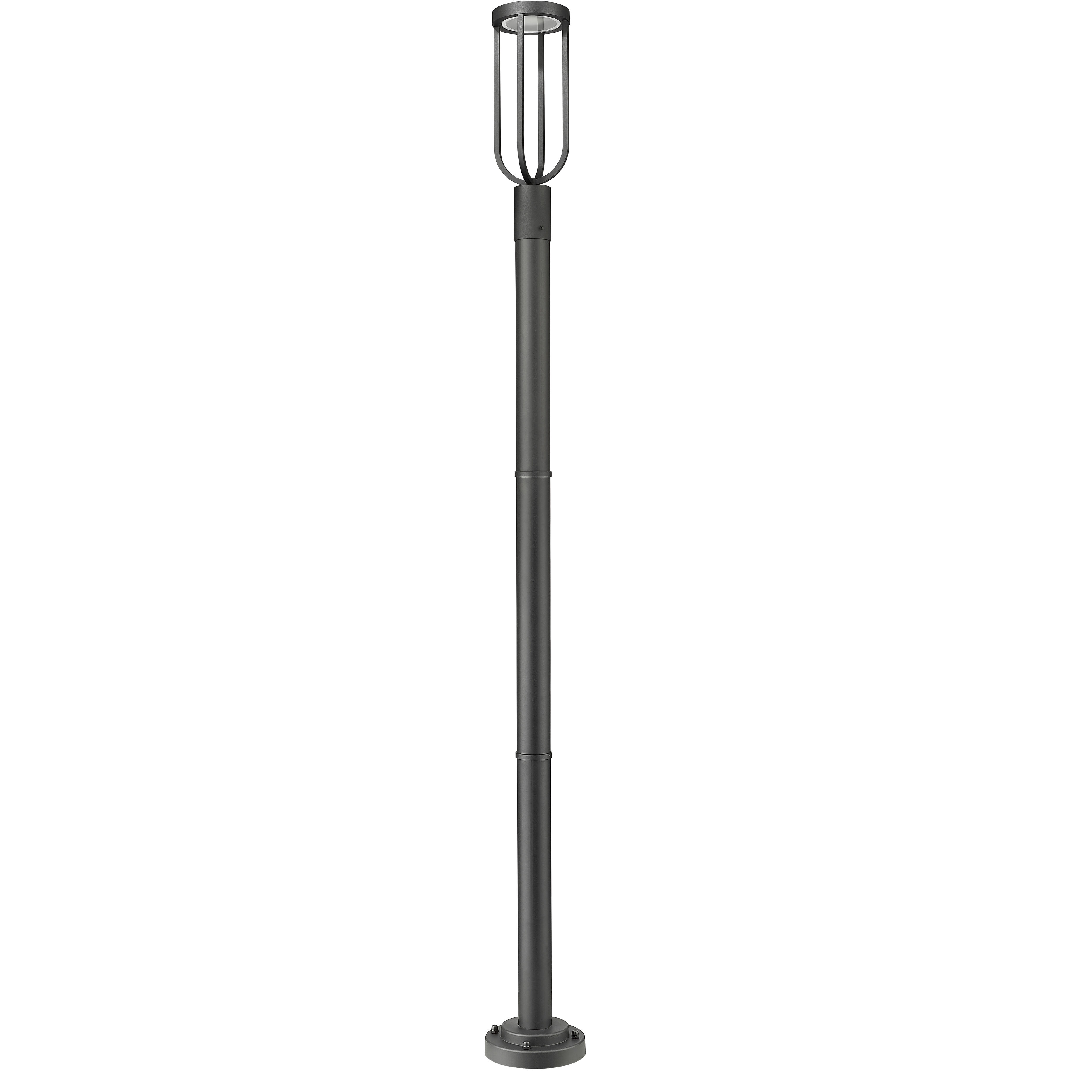 Leland LED 91.75 inch Sand Black Outdoor Post Mounted Fixture