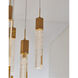 Canada 25 Light 28 inch Gold Chandelier Ceiling Light