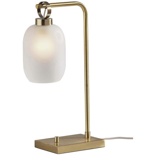 Lancaster 21 inch 40.00 watt Antique Brass Table Lamp Portable Light