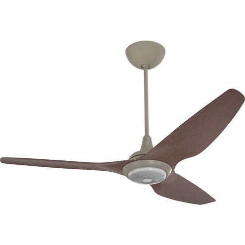 Haiku 60 inch Satin Nickel with Cocoa Bamboo Blades Ceiling Fan