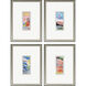 Homecoming Blue and Green and Pink and Multi Framed Art