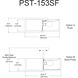 Preston 3 Light 15 inch Matte Black with White Semi-Flush Mount Ceiling Light