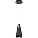 Ingot LED 19 inch Black Mini Pendant Ceiling Light