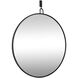 Stopwatch 43.25 X 40 inch Black Accent Mirror, Varaluz Casa