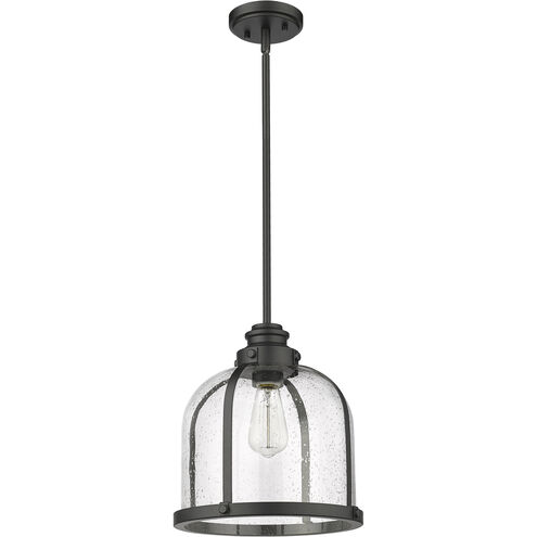 Burren 1 Light 12.25 inch Matte Black Pendant Ceiling Light