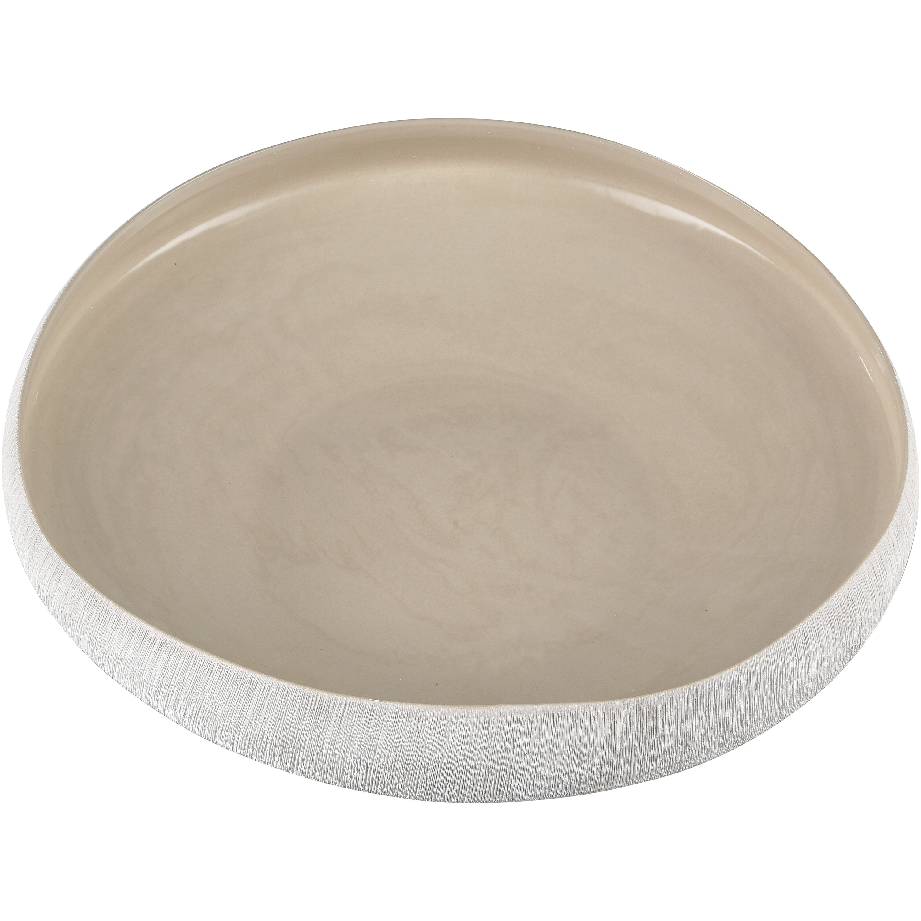 Greer 17.5 X 4 inch Bowl in Beige