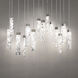 Minx 14 Light 10 inch Antique Nickel Multi-Light Pendant Ceiling Light