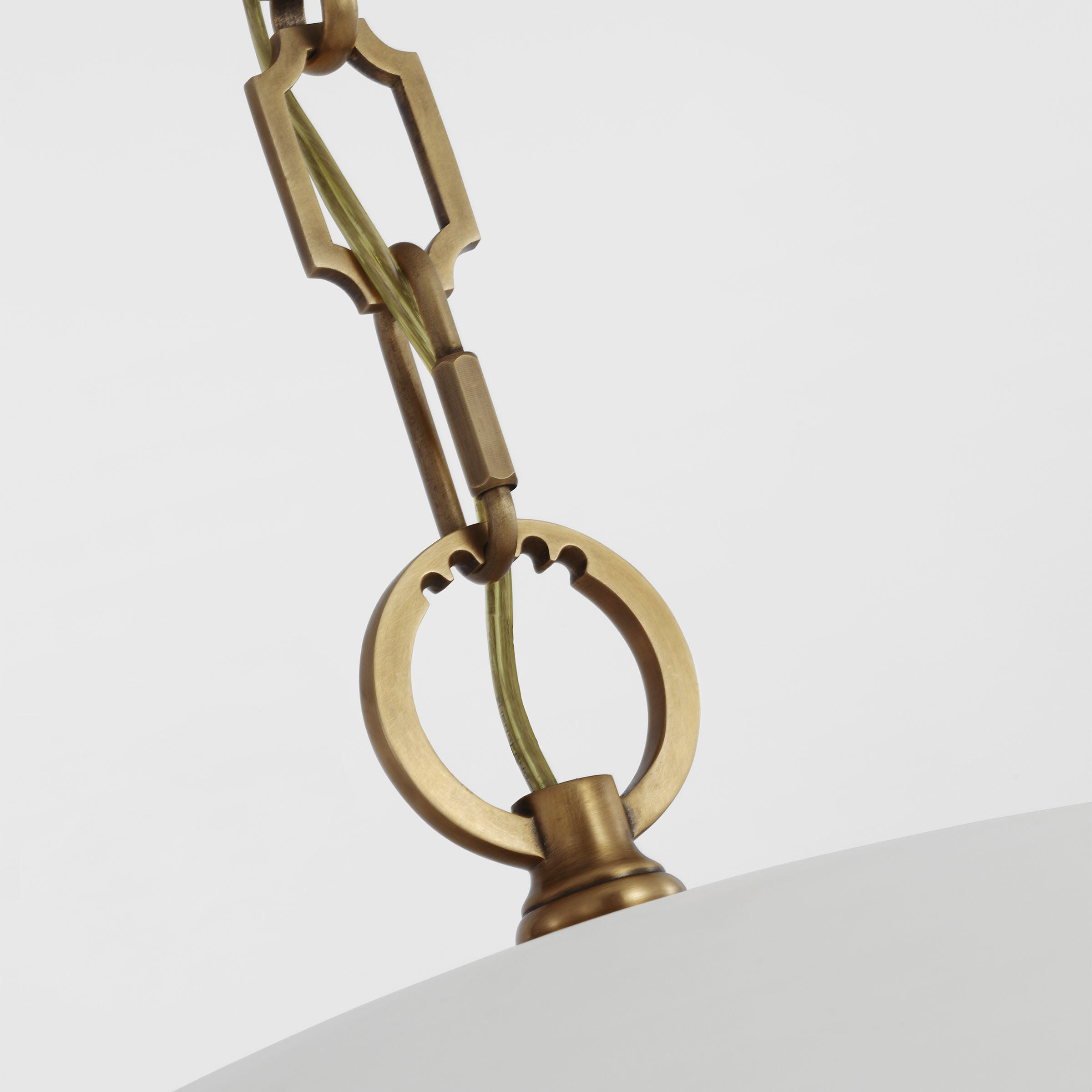 Suzanne Kasler Elliot LED 30 inch Matte White Pendant Ceiling Light, Grande