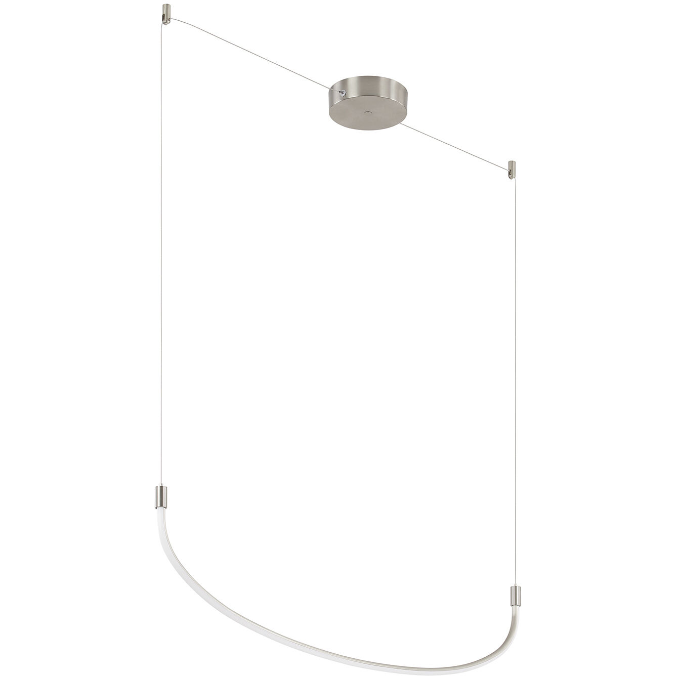 Talis LED 47.25 inch Brushed Nickel Linear Pendant Ceiling Light