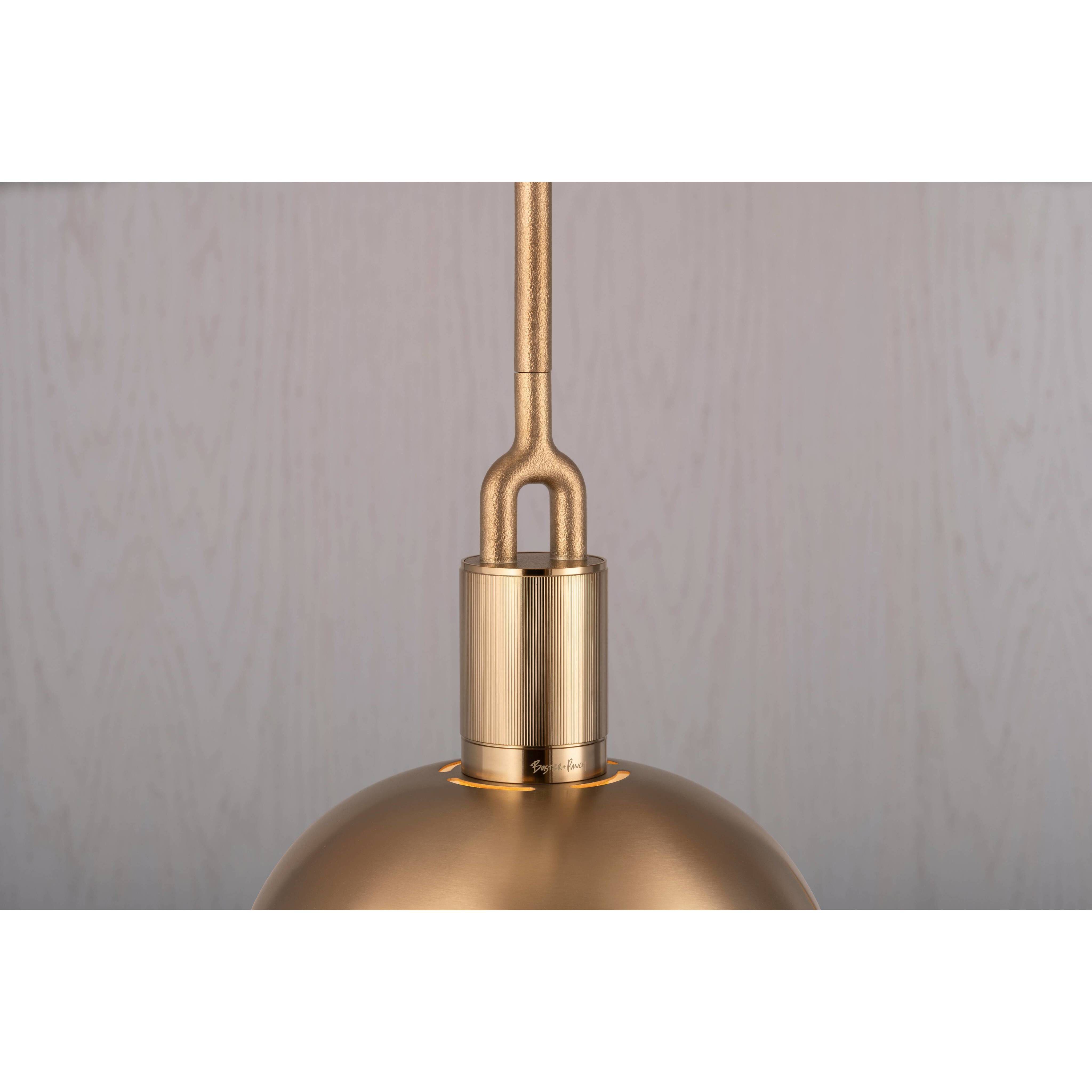 Forked LED 7.87 inch Brass Pendant Ceiling Light