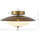 Prescott 15.63 inch Antique White Flush Mount Ceiling Light
