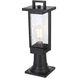 Tilton 1 Light 18 inch Black Outdoor Post Light