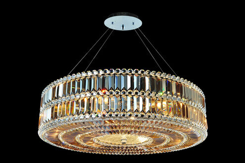 Luxor 9 Light 32 inch Chrome Pendant Ceiling Light