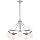 Elle 5 Light 28 inch Polished Nickel Chandelier Ceiling Light