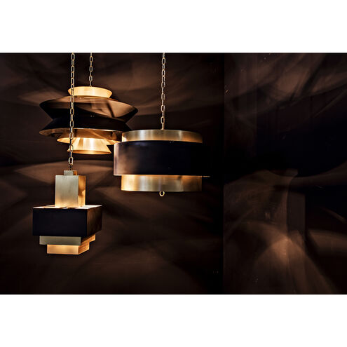 Demetrius 4 Light 24 inch Antique Brass Pendant Ceiling Light