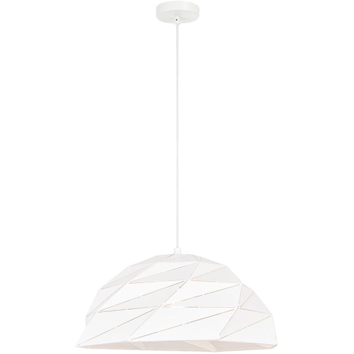 Riku 1 Light 18.13 inch White Pendant Ceiling Light
