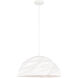 Riku 1 Light 18.13 inch White Pendant Ceiling Light