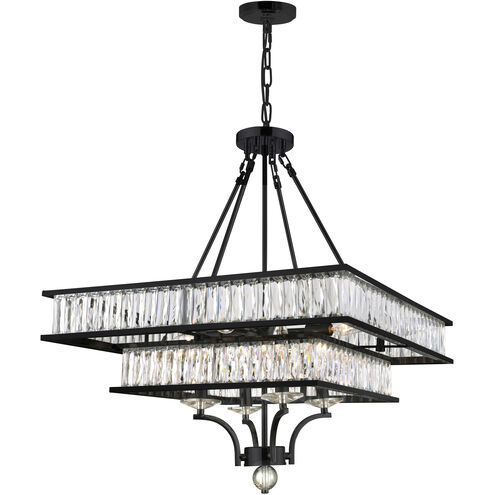 Shalia 8 Light 23 inch Black Chandelier Ceiling Light