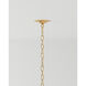 Agave Americana 22 Light 42 inch Dark Contemporary Gold Leaf Chandelier Ceiling Light, Marjorie Skouras Collection