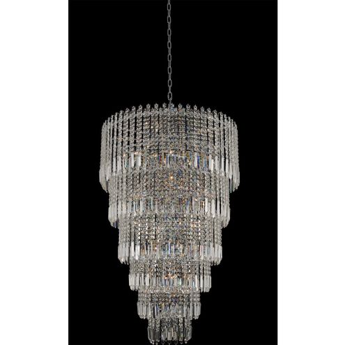 Pandoro 30 Light 33 inch Chrome Foyer Light Ceiling Light in Firenze Clear