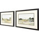 Relaxing View Green and Blue and Brown Framed Art, Propac