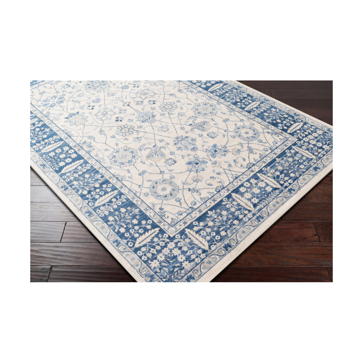 Monaco 36 X 24 inch Navy/Bright Blue/Cream/Silver Gray/Medium Gray Rugs
