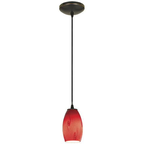 Sydney 1 Light 3.5 inch Oil Rubbed Bronze Pendant Ceiling Light