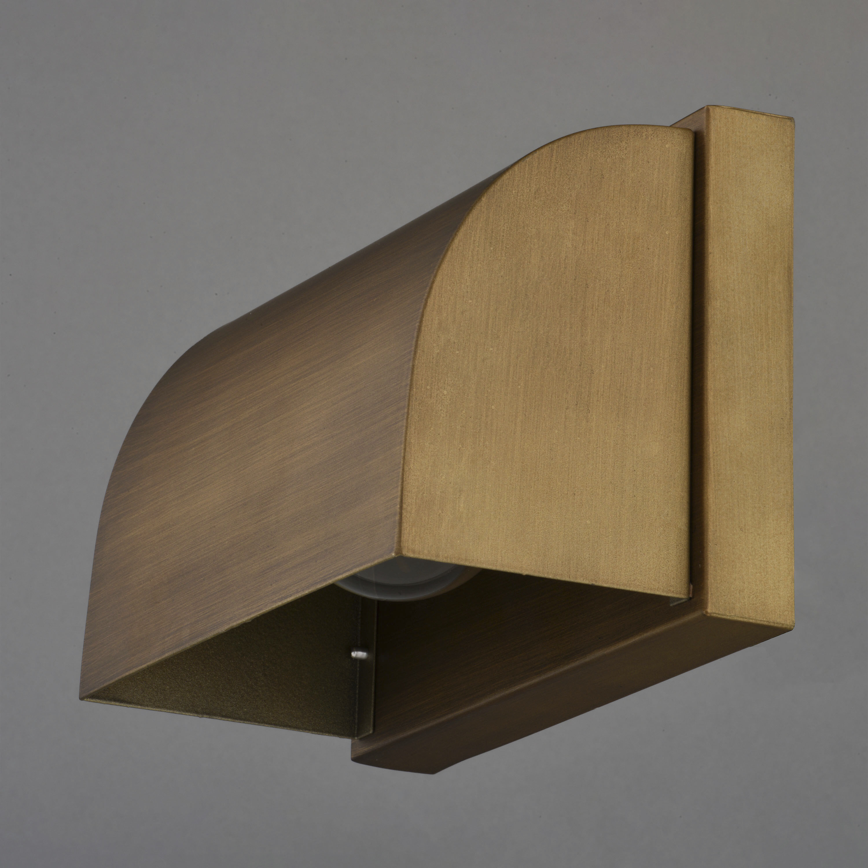 Walsh 1 Light 4.75 inch Warm Brass Outdoor Wall