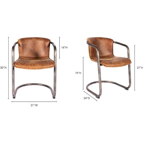 Moe's Benedict Dining Chair Light Brown-M2 Moe's Benedict Dining Chair Light Brown-M2